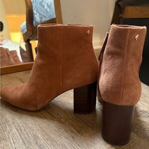 Kate Spade Brown Suede Ankle Booties